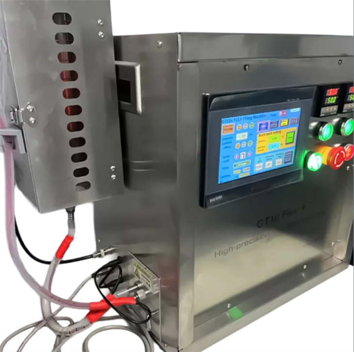 Portable Semi-automatic THC Thick Oil Filling 0.5ml 1ml Vape Liquid Filling Machine 1-10ml Cartridge Filler Machine