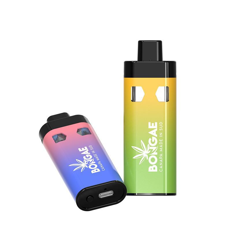 USA Destilllate Hhc Vape OEM Logo 1g+1g Live Resin Disposable Vaping Device Empty Thick Oil Vape Pens 2g